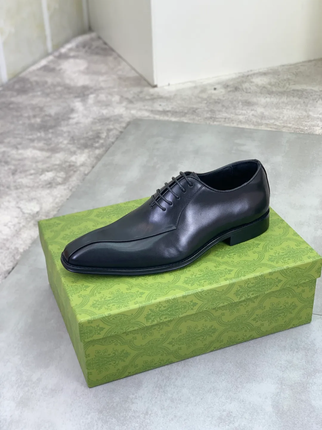 Men's Men's Shoes 💰P542 [New Style] 💰💎💎💎 [Gucci] GUCCI high-end men's formal business leather shoes, original order 1:1! Original imported high-end calfskin, original metal buckle, imported first-layer pigskin lining for feet, original high-end outsole, men's shoe size: 38-44
